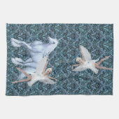 Sky Fee Asparas und Unicorn Handtuch (Horizontal)