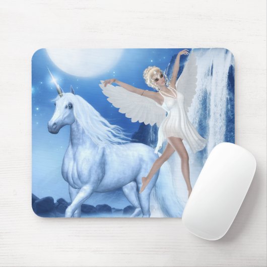Sky Fee Asparas und Unicorn Mousepad (Mit Mouse)