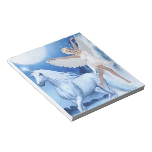 Sky Fee Asparas und Unicorn Notizblock (angewinkelt)