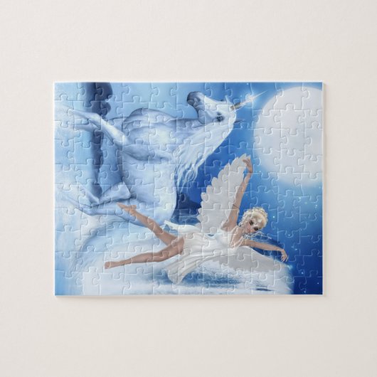 Sky Fee Asparas und Unicorn Puzzle (Horizontal)