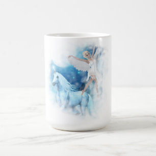 Sky Fee Asparas und Unicorn Vignette Kaffeetasse