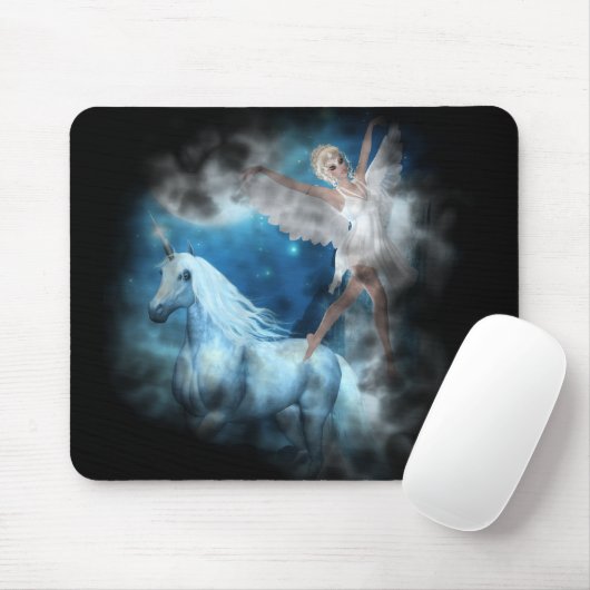 Sky Fee Asparas und Unicorn Vignette Mousepad (Mit Mouse)