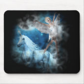 Sky Fee Asparas und Unicorn Vignette Mousepad (Vorne)