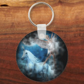 Sky Fee Asparas und Unicorn Vignette Schlüsselanhänger (Vorderseite)