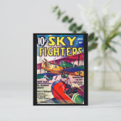 Sky Fighters - Nov 1937a_Pulp Art Postkarte (Stehend Vorderseite)