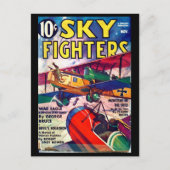 Sky Fighters - Nov 1937a_Pulp Art Postkarte (Vorderseite)