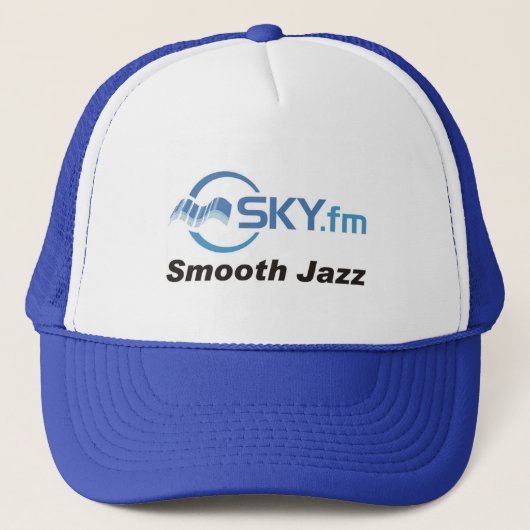 Sky.fm machen Jazz-Baseballmütze glatt Truckerkappe (Vorderseite)
