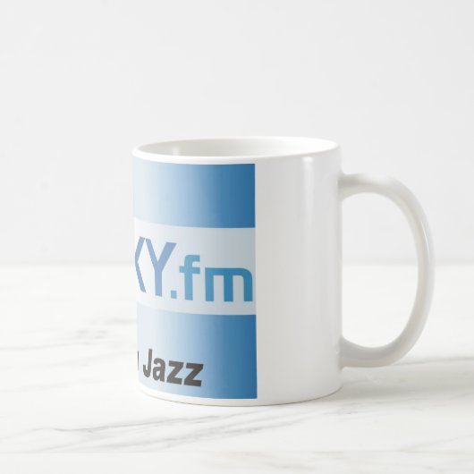 Sky.fm machen Jazz-Tasse glatt Kaffeetasse (Rechts)