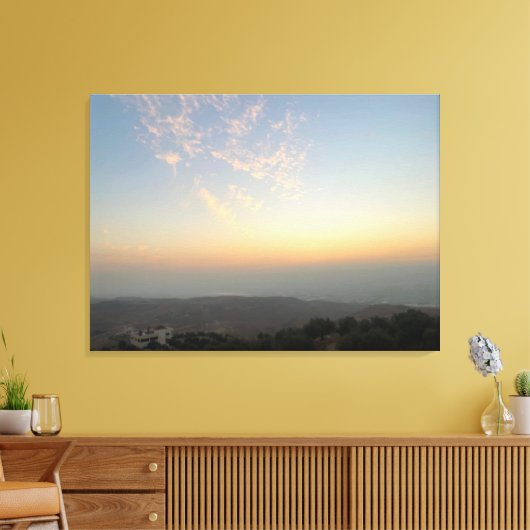 Sky Foto, Stretched Canvas Print Leinwanddruck (Insitu (Wohnzimmer))