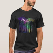 Sky Gazer Aurora Northern Lights T - Shirt (Vorderseite)