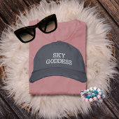 Sky Goddess Typografie, Wanderlust, Einfach Bestickte Baseballkappe