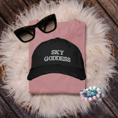 Sky Goddess Typografie, Wanderlust, Einfach Bestickte Baseballkappe