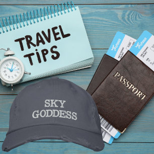 Sky Goddess Typografie, Wanderlust, Einfach Bestickte Baseballkappe