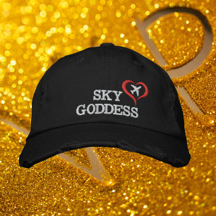 Sky Goddess Typografie, Wanderlust, Personalisiert Bestickte Baseballkappe
