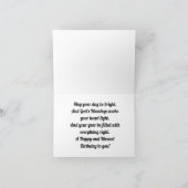 Sky Happy Birthday Grußkarte Karte (Innenseite)