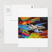 Sky Hawk Warrior Goddess.jpg Postkarte (Vorne/Hinten)