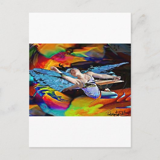 Sky Hawk Warrior Goddess.jpg Postkarte (Vorderseite)