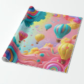 Sky High Balloon Geschenkpapier (Ungerollt)