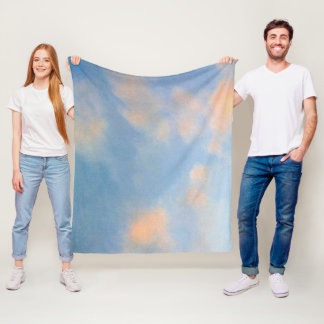 Sky Hue Sky, Fleece Blanket, Mittel 50" x 60"