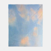 Sky Hue Sky, Fleece Blanket, Mittel 50" x 60" (Vorderseite)