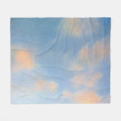 Sky Hue Sky, Fleece Blanket, Mittel 50" x 60" (Vorderseite (Horizontal))
