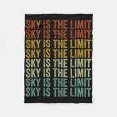 Sky Is The Limit Rock Mountain Fleecedecke (Vorderseite)
