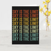 Sky Is The Limit Rock Mountain Karte (Gelbe Blume)