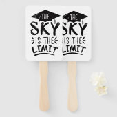 Sky ist das Limit Clever Abschluss Captions Niedli Fächer (Vorne und Hinten)