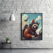 Sky ist das Limit: große Wuchtelfinen Poster