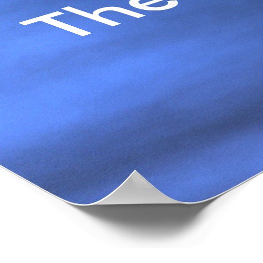 Sky ist das Limit Poster (Ecke)