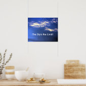 Sky ist das Limit Poster (Küche)