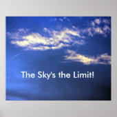 Sky ist das Limit Poster (Vorne)