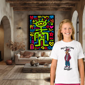 Sky ist der Limit-Schwager: Trendy-Giraffe-Design T-Shirt