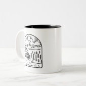 Sky ist die Limit-Treehouse-Tasse Zweifarbige Tasse (Vorderseite Links)