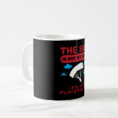 Sky ist nicht mein Limit Skydiver Skydiver Kaffeetasse (Vorderseite Links)