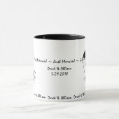 Sky Jump Wedding Tasse (Zentrum)