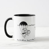 Sky Jump Wedding Tasse (Links)