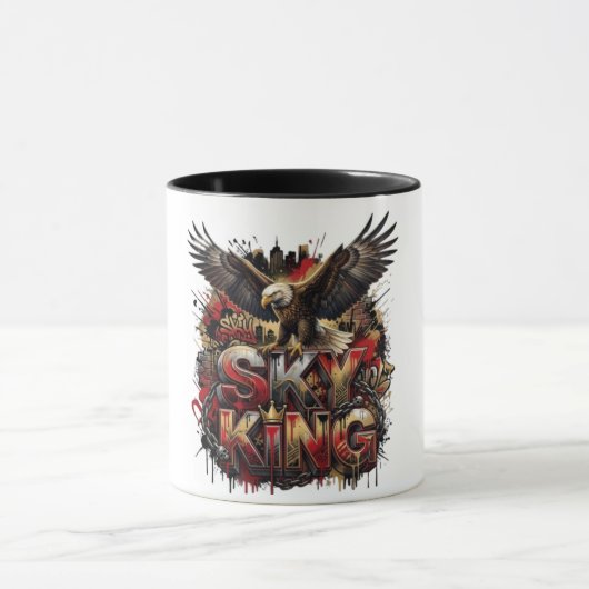 Sky King Eagle Kaffeetasse | Wilde Kunst Mu (Zentrum)