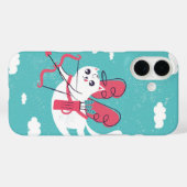 Sky Liebe Kitty Flying Cupid Chat Case-Mate iPhone Hülle (Rückseite (Horizontal))