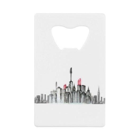 Sky Line Geldbeutel Flaschenöffner (Vorderseite)