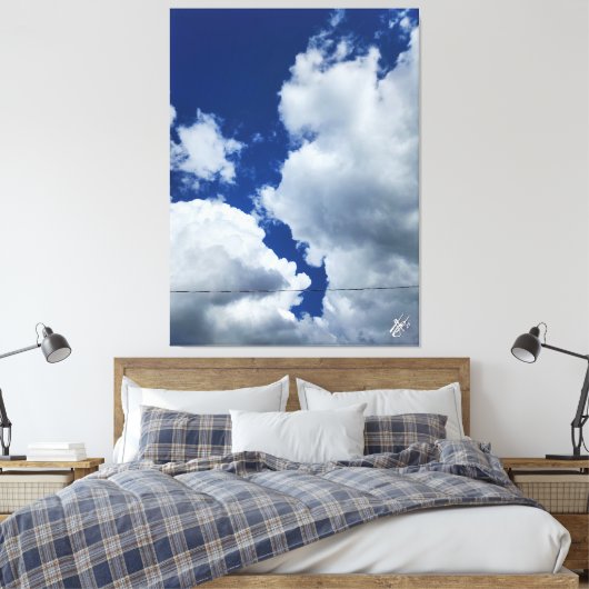 Sky Line Leinwanddruck (Insitu (Schlafzimmer))