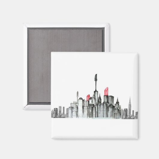 Sky Line Magnet (Vorderseite/Rückseite)