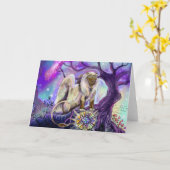 Sky Lion~Grußkarten Karte (Gelbe Blume)