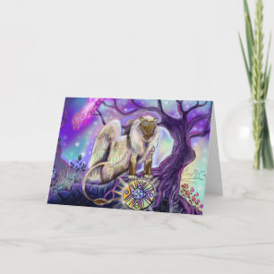 Sky Lion~Grußkarten Karte