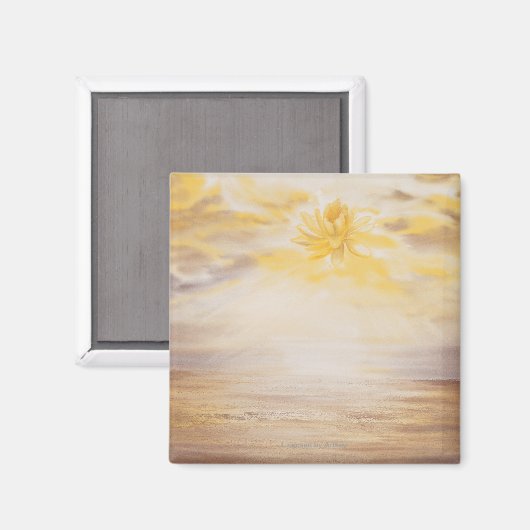 Sky Lotus Magnet (Vorderseite/Rückseite)