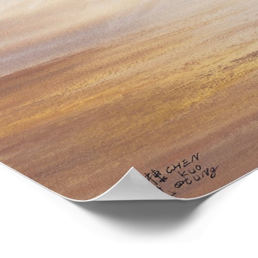 Sky Lotus Poster (Ecke)