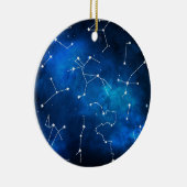 Sky Map Constellation Astronomie Lover Keramik Ornament (Rechts)