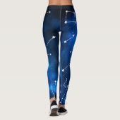 Sky Map Constellation Astronomie Lover Leggings (Rückseite)