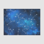 Sky Map Constellation Astronomie Lover Seidenpapier (Vorderseite)