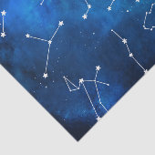 Sky Map Constellation Astronomie Lover Seidenpapier (Ausschnitt)